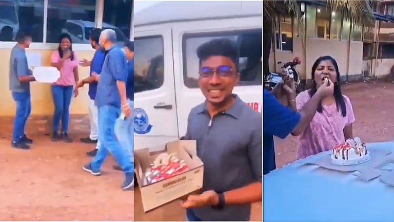 പൊലീസ് ആസ്ഥാനത്ത് അതിക്രമിച്ച് കയറി പിറന്നാളാഘോഷം; റീല്‍സ് പ്രചരിപ്പിച്ചു, യുവാക്കള്‍ക്കെതിരെ കേസ്