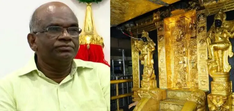 ശബരിമല സ്വര്‍ണക്കൊള്ള: എന്‍ വാസു അറസ്റ്റില്‍
